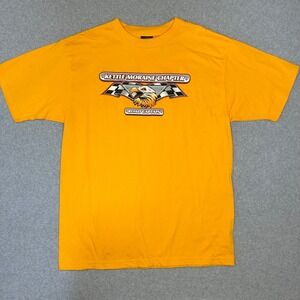 Vintage Harley Davidson Kettle Moraine Road Captain T-Shirt Yellow XL Holoubek